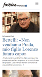 Mobile Screenshot of fashionmagazine.it