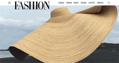 Desktop Screenshot of fashionmagazine.com
